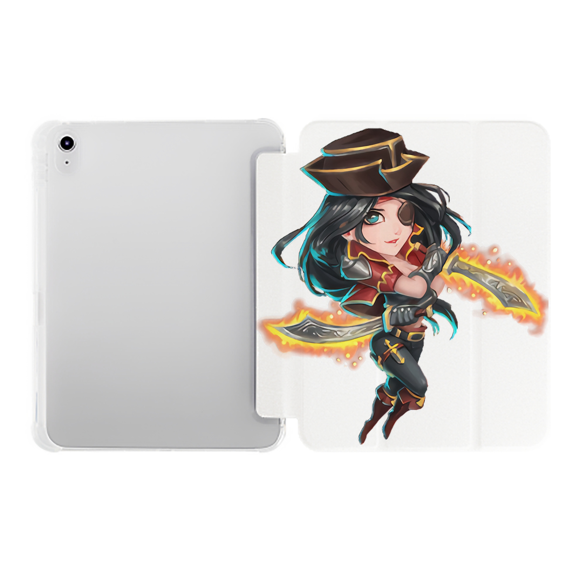 （画像用） リーグ・オブ・レジェンド League of Legends LOL IPad ケース ペン収納付き 三つ折りスタンド PUレザー×シリコン 対応機種9.5/10.5/10.9インチ
